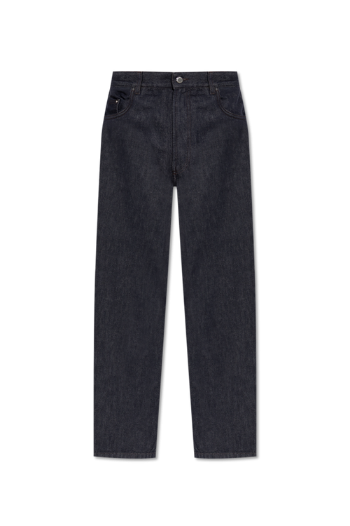 Moncler NAVY BLUE Jeans with logo 1