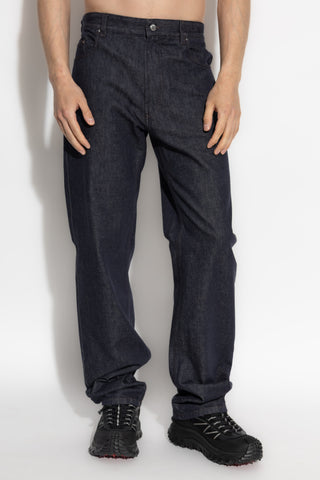 Moncler NAVY BLUE Jeans with logo 3