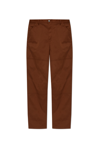 Moncler BROWN Trousers with logo 1
