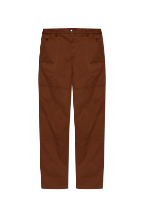 Moncler BROWN Trousers with logo 1