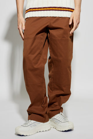 Moncler BROWN Trousers with logo 3