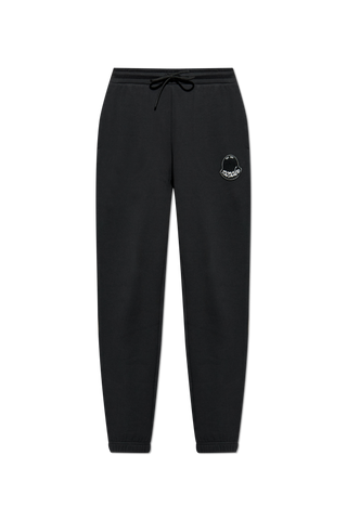 Moncler BLACK Trousers with logo 1
