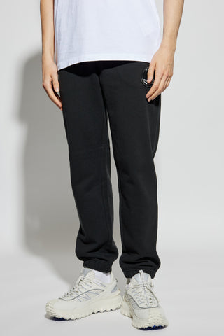 Moncler BLACK Trousers with logo 3