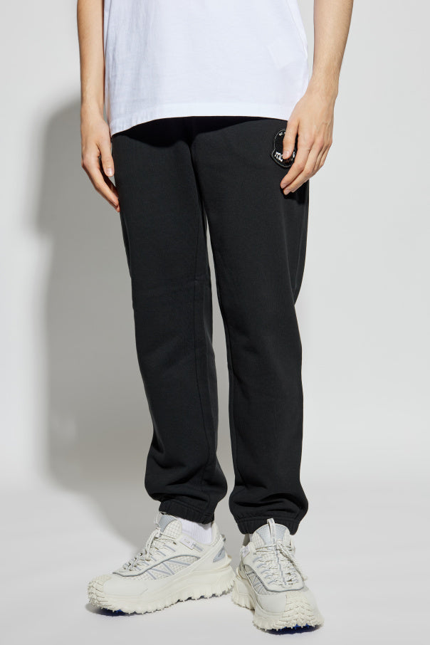 Moncler BLACK Trousers with logo 3