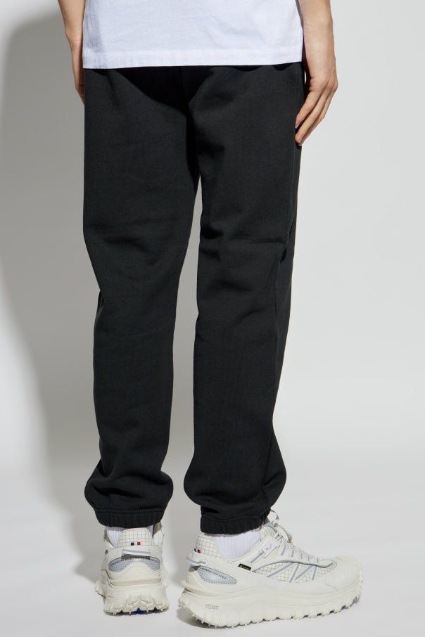 Moncler BLACK Trousers with logo 4