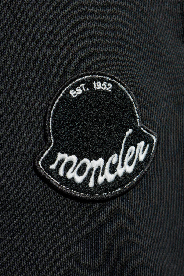 Moncler BLACK Trousers with logo 5