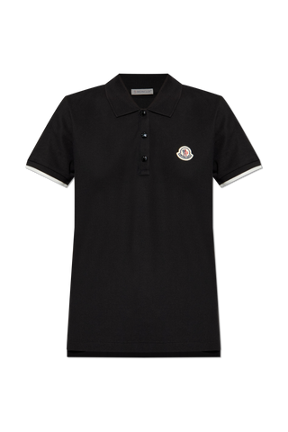 Moncler BLACK Polo with logo 1