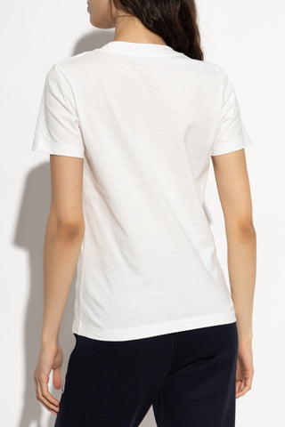 Moncler WHITE T-shirt with logo 4
