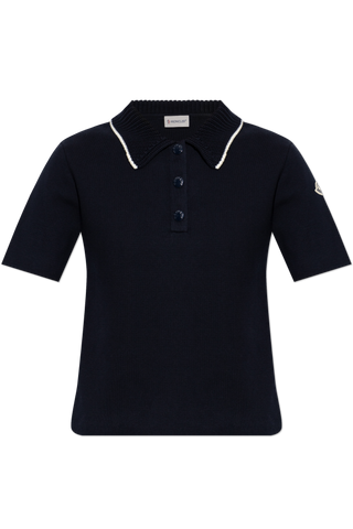 Moncler NAVY BLUE Cotton polo 1