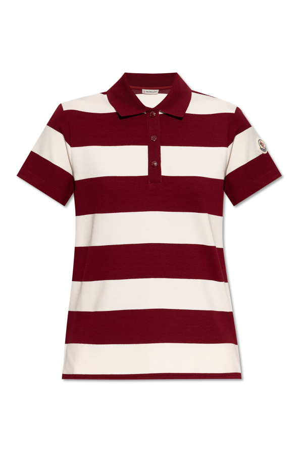 Moncler RED Polo with logo 1