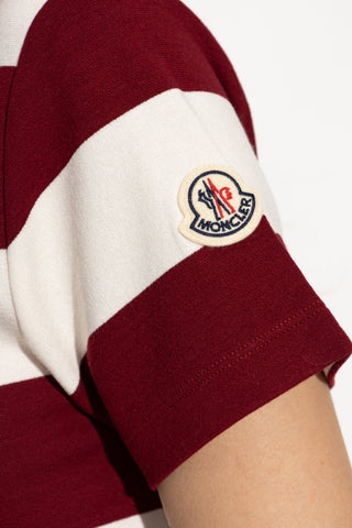 Moncler RED Polo with logo 5