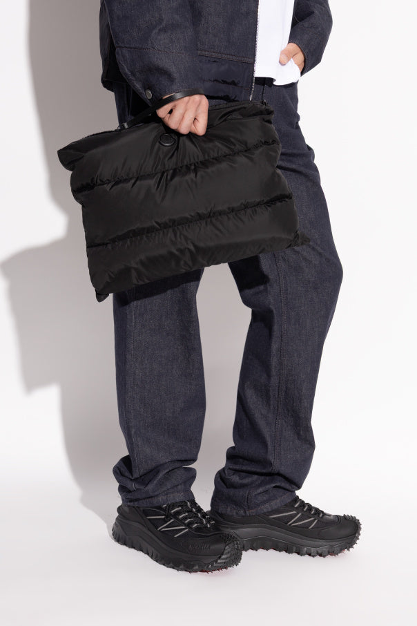 Moncler BLACK Quilted bag with logo 2