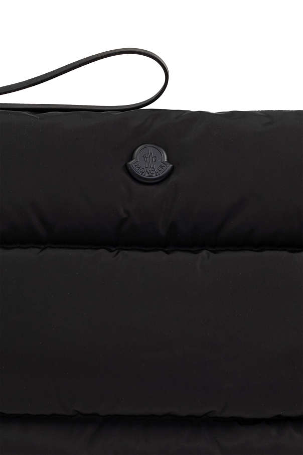 Moncler BLACK Quilted bag with logo 6