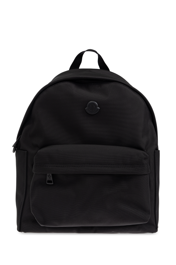 Moncler BLACK Backpack with logo 1