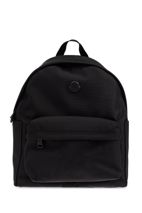 Moncler BLACK Backpack with logo 1