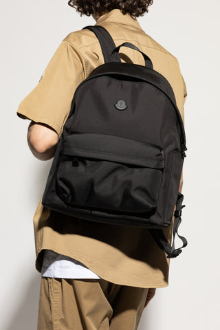 Moncler BLACK Backpack with logo 2