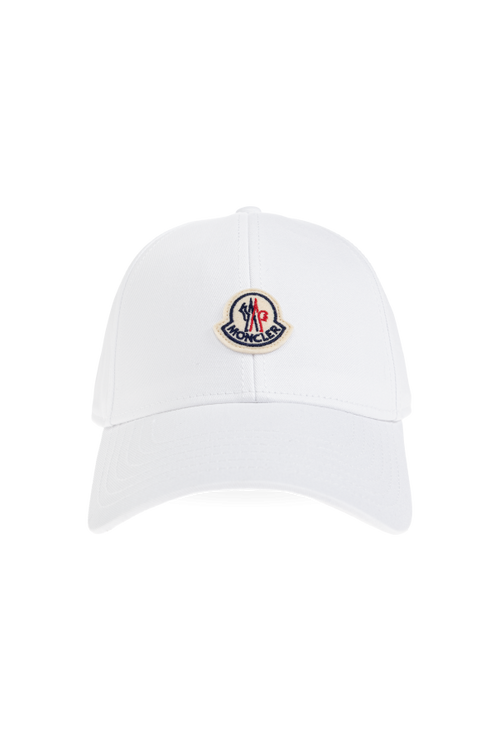 Moncler WHITE Cap with logo 1