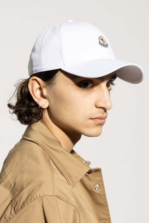 Moncler WHITE Cap with logo 2