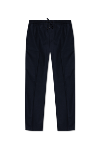 Moncler NAVY BLUE Trousers with cashmere trim 1
