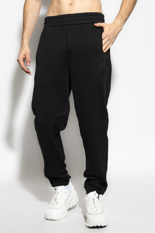 Moncler BLACK Trousers with logo 3