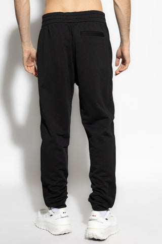 Moncler BLACK Trousers with logo 4