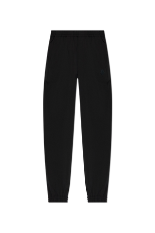 Moncler BLACK Trousers with logo 1