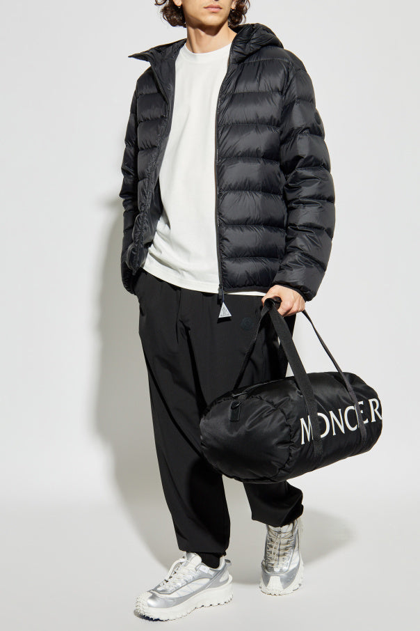 Moncler BLACK Trousers with logo 2