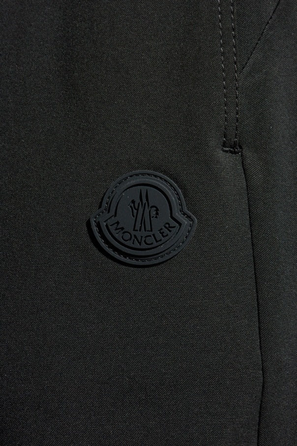 Moncler BLACK Trousers with logo 5