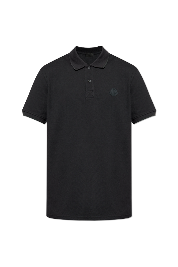 Moncler BLACK Polo with logo 1