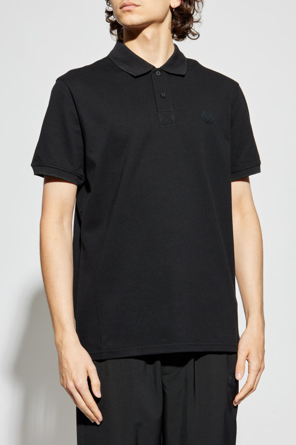 Moncler BLACK Polo with logo 3