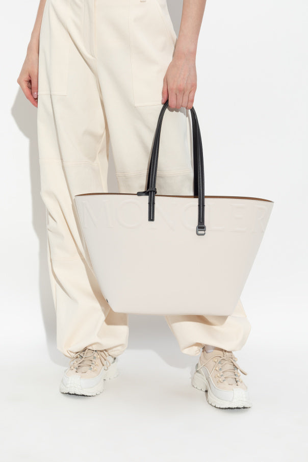 Moncler cream "Very" shopper bag 2