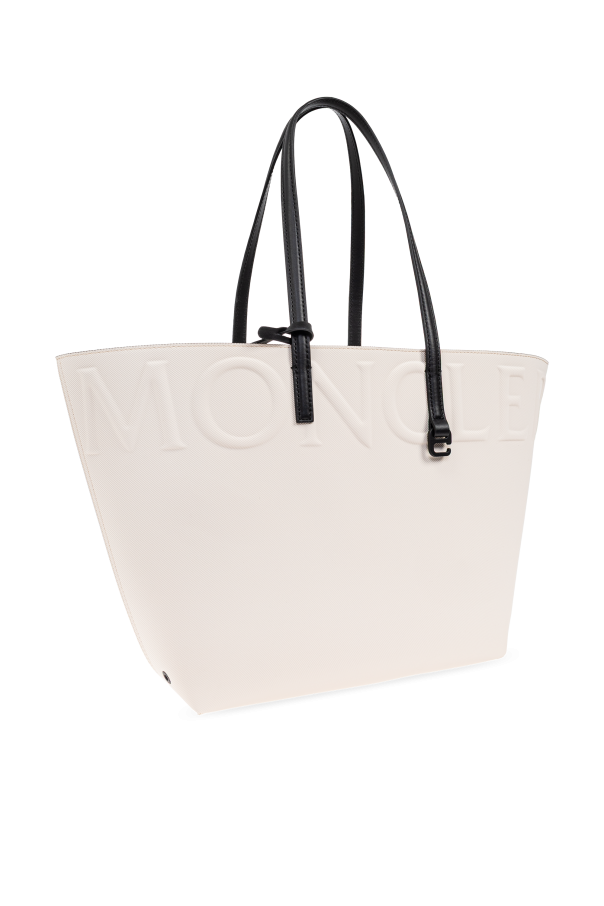 Moncler cream "Very" shopper bag 4