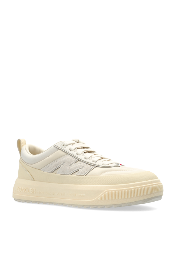 Moncler cream Sports shoes with logo 4