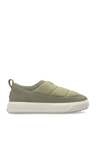 Moncler GREEN Sports shoes with logo patch 1