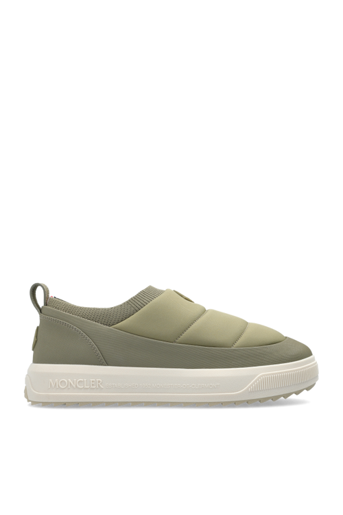 Moncler GREEN Sports shoes with logo patch 1