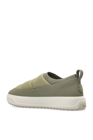 Moncler GREEN Sports shoes with logo patch 5