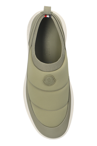 Moncler GREEN Sports shoes with logo patch 6