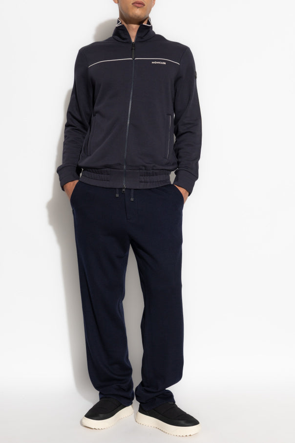 Moncler NAVY BLUE Zip-up sweatshirt 2
