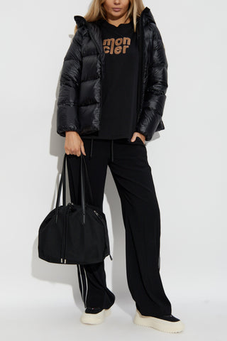 Moncler BLACK T-shirt with logo 2