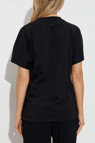 Moncler BLACK T-shirt with logo 4