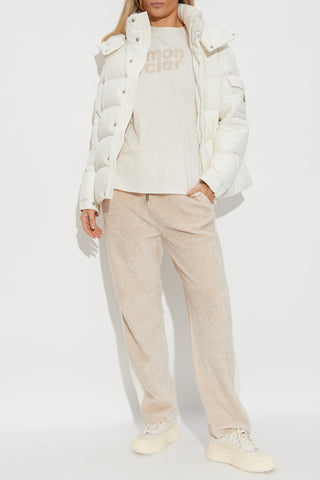 Moncler WHITE T-shirt with logo 2