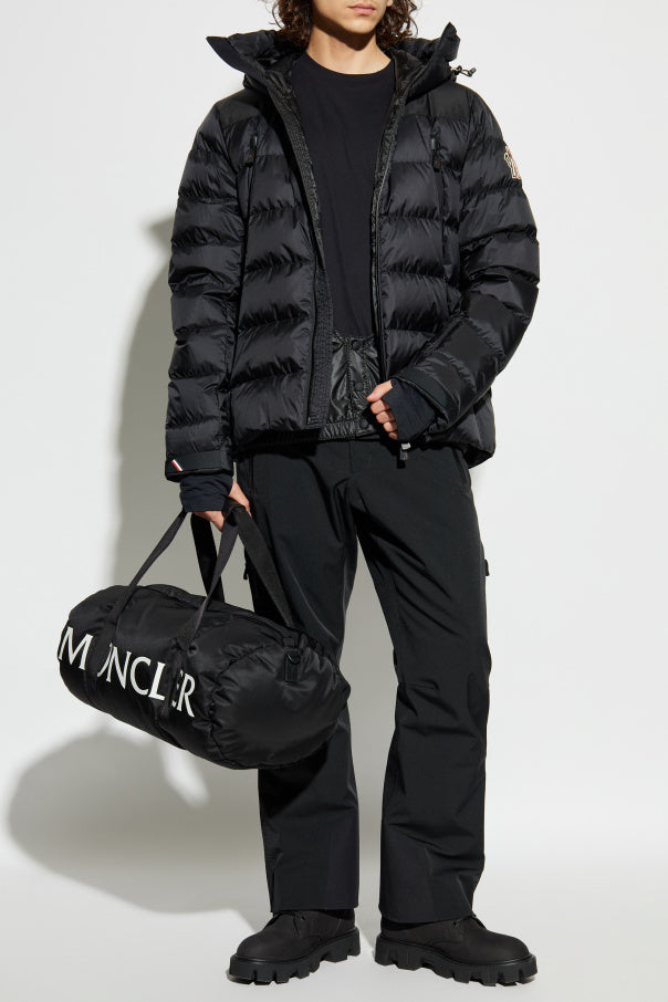 Moncler BLACK T-shirt with logo patch 2