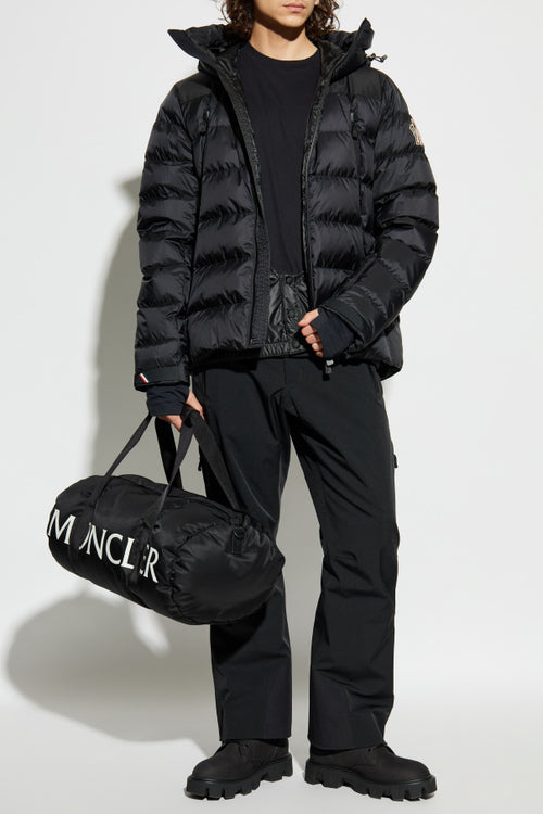 Moncler BLACK T-shirt with logo patch 2
