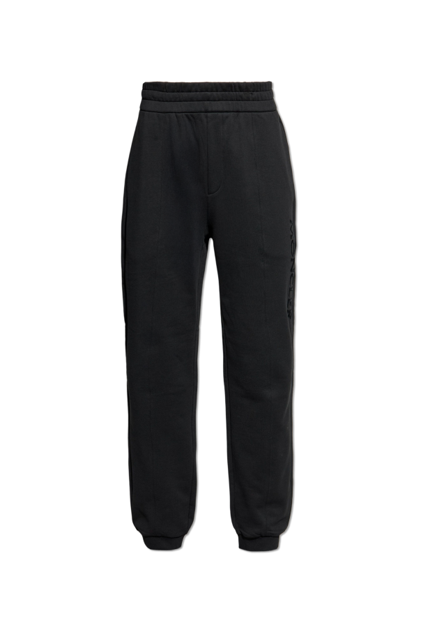 Moncler BLACK Sweatpants with logo 1
