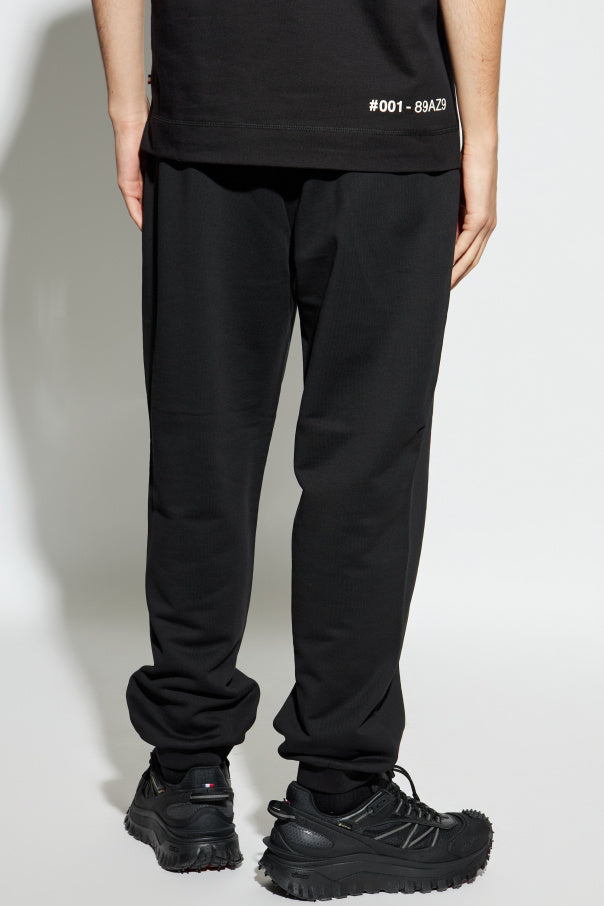 Moncler BLACK Sweatpants with logo 4