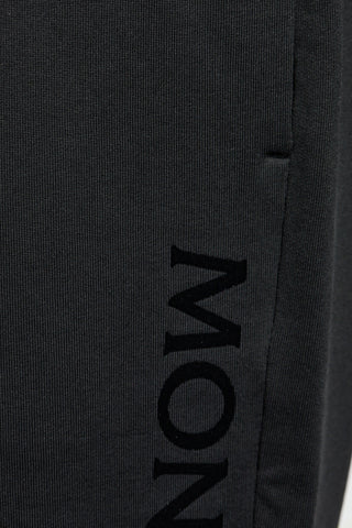 Moncler BLACK Sweatpants with logo 5