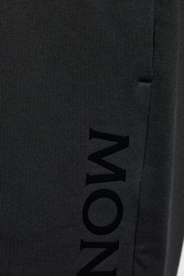 Moncler BLACK Sweatpants with logo 5