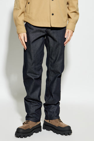 Moncler NAVY BLUE Tapered leg jeans 3