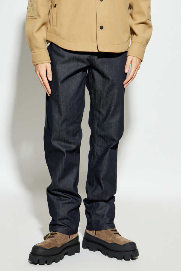 Moncler NAVY BLUE Tapered leg jeans 3
