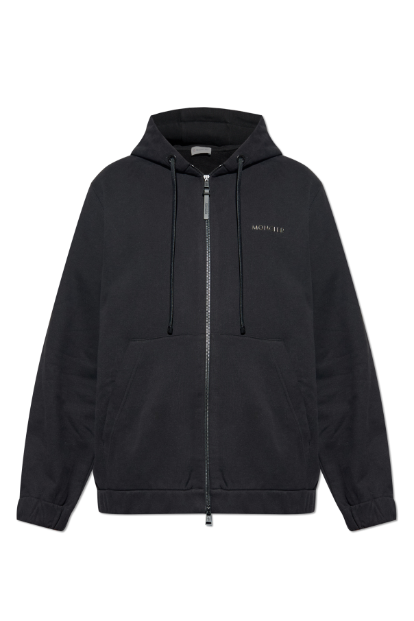 Moncler BLACK Sweatshirt with logo 1